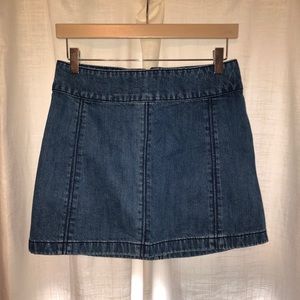 Free People Denim Mini Skirt